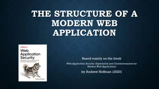 Modern Web Application Structure and Technologies Overview