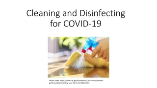 Effective Cleaning and Disinfecting Practices for COVID-19 Protection
