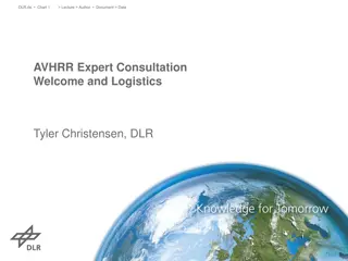 DLR Expert Consultation with AVHRR - Logistics and Agenda