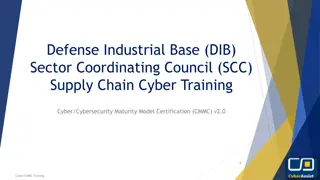 Importance of Cybersecurity for Defense Industrial Base