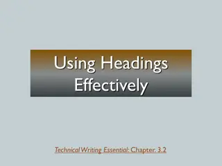Enhancing Readability and Accessibility Through Effective Headings