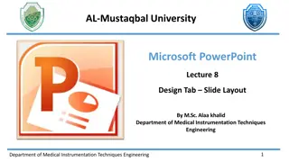 Customize Your PowerPoint Presentation Design with Design Tab Tools