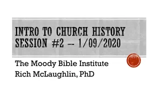 Exploring Church History Perspectives & Kingdom Redemption