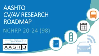 Research Roadmap for Advancing Technologies in Transportation Infrastructure
