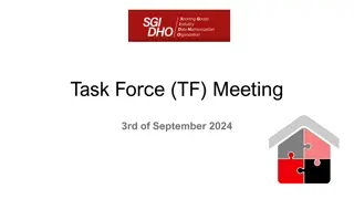 Task Force Meeting Agenda and Autumn Update 2024 Discussion
