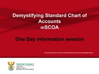 Decoding mSCOA: Municipalities' Standard Chart of Accounts Information Session