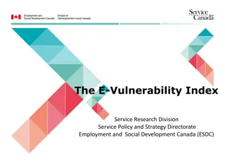 E-Vulnerability Index for Service Canada Centers