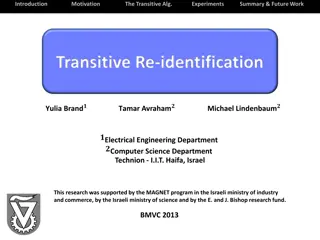 Transitive Re-identification Algorithm in Surveillance Networks
