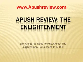 Enlightenment Impact on American Politics and Society