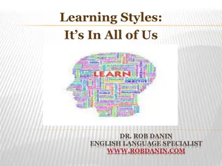 Student Learning Styles and Approaches for Effective Education