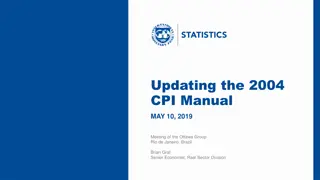 Update of 2004 CPI Manual Progress Report and Timeline