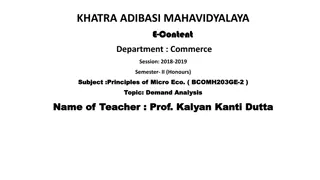 Demand Analysis in Principles of Microeconomics: Understanding Consumer Behavior