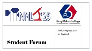 Artificial Intelligence in Biomedical Laboratory Science - NML Congress 2025 Reykjavik Student Forum
