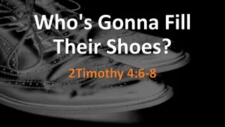 Filling the Shoes: An Inspirational Biblical Reflection
