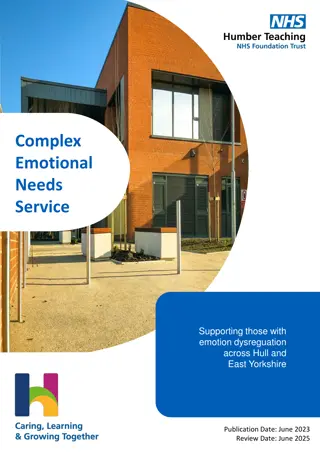 Supporting Emotional Dysregulation in Hull and East Yorkshire