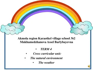 Explore Natural Environment and Weather Activities for Learners