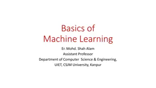 Essentials of Machine Learning and Its Characteristics