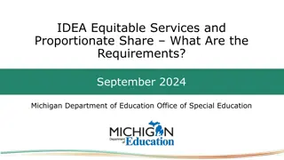 IDEA Equitable Services and Proportionate Share Requirements