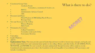 Participatory Governance and Committee Responsibilities in College Honors Program