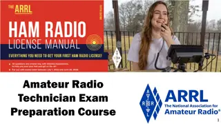 Amateur Radio Technician Exam Prep: Operating Regulations and Control Operators