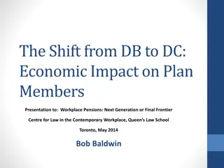 Economic Impact Analysis on Retirement Plan Transition Shift
