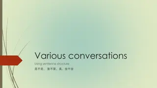 Engaging Conversations to Practice Sentence Structure