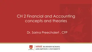 Financial and Accounting Concepts: Economics, Theories, and Strategies