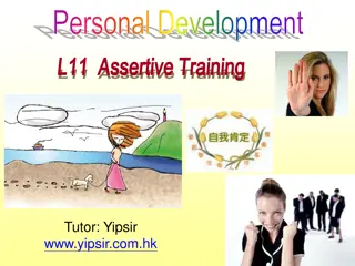 Assertiveness Training for Personal Development