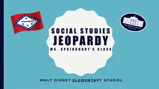 Interactive Social Studies Jeopardy Quiz - Presidents, American Flag, and More