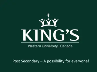 Maximizing Resources for Post-Secondary Education Funding