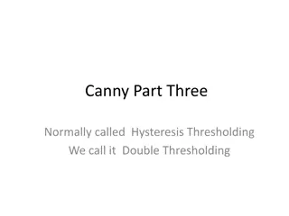 Double Thresholding in Image Processing