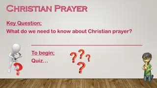 Christian Prayer: Importance and Types Revealed