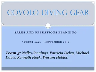 Effective Sales and Operations Planning for Covolo Diving Gear
