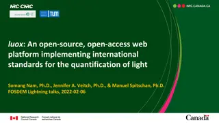 Implementing International Standards for Light Quantification with luox