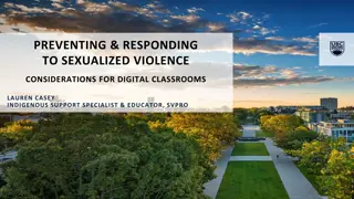 Supporting Safety in Digital Classrooms: Strategies for Preventing and Addressing Sexualized Violence