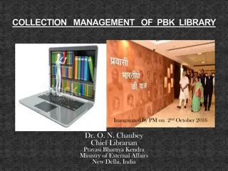 Pravasi Bhartiya Kendra Library - Empowering the Indian Diaspora