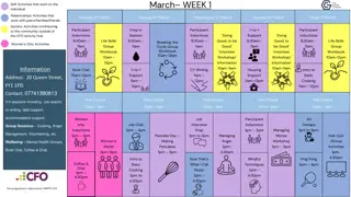 March Activities for Self-Improvement and Community Contribution