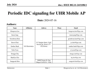 Periodic IDC Signaling for UHR Mobile AP in IEEE 802.11-24