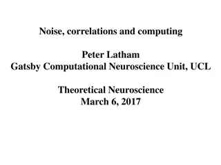 Noise, Correlations, and Computing in the Brain