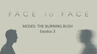 Moses and the Burning Bush - A Divine Encounter in Exodus 3