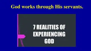 God's Work Through His Servants