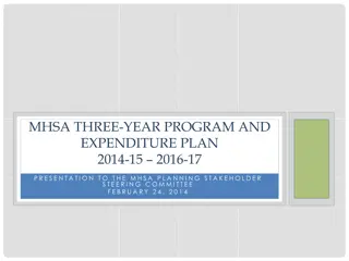 Three-Year Program and Expenditure Plan for Mental Health Services Act Stakeholders