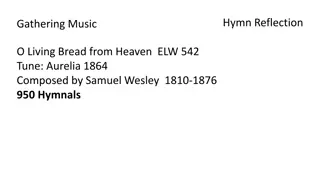 Reflection on Hymn Aurelia and Musical Offerings