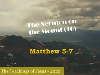 True Righteousness in the Teachings of Jesus