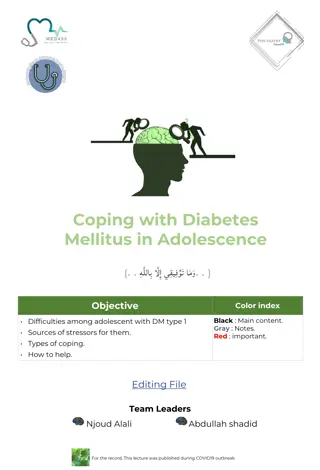 Coping Strategies for Adolescents with Diabetes Mellitus