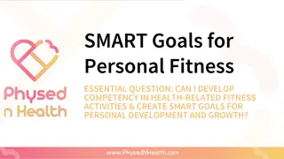 Developing Competency in Health-Related Fitness Activities with SMART Goals