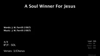 A Soul Winner For Jesus Hymn