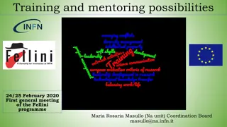 Career Development and Training Opportunities - Fellini Programme Overview