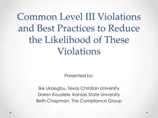 NCAA Secondary Violations Analysis: Common Trends and Best Practices