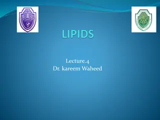 Lipids: Functions, Classification, and Fatty Acids